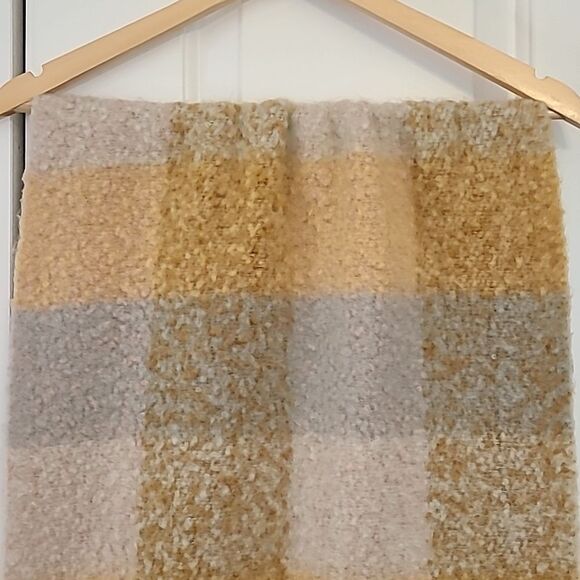 MADEWELL Brushed Blanket Scarf Frosted Sage Multi - Picture 6 of 10